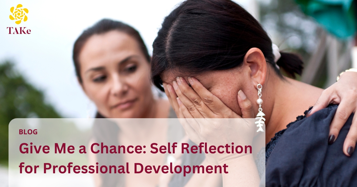 TAKe Brand Consulting Blog: Give Me a Chance: Self Reflection for Professional Development